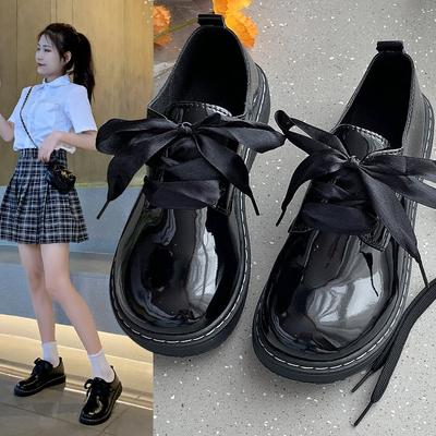 Универсальная повседневная женская обувь с мягким круглым носком, черные балетки на платформе, 0, модные оксфорды, криперы, кроссовки, новое лето 2024 года, ретро