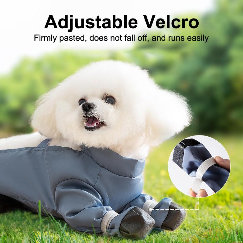 Сапоги на подтяжках для собак, простые водонепроницаемые сапоги для собак, регулируемая посадка, обувь для собак, штаны на подтяжках для домашних животных, товары для животных