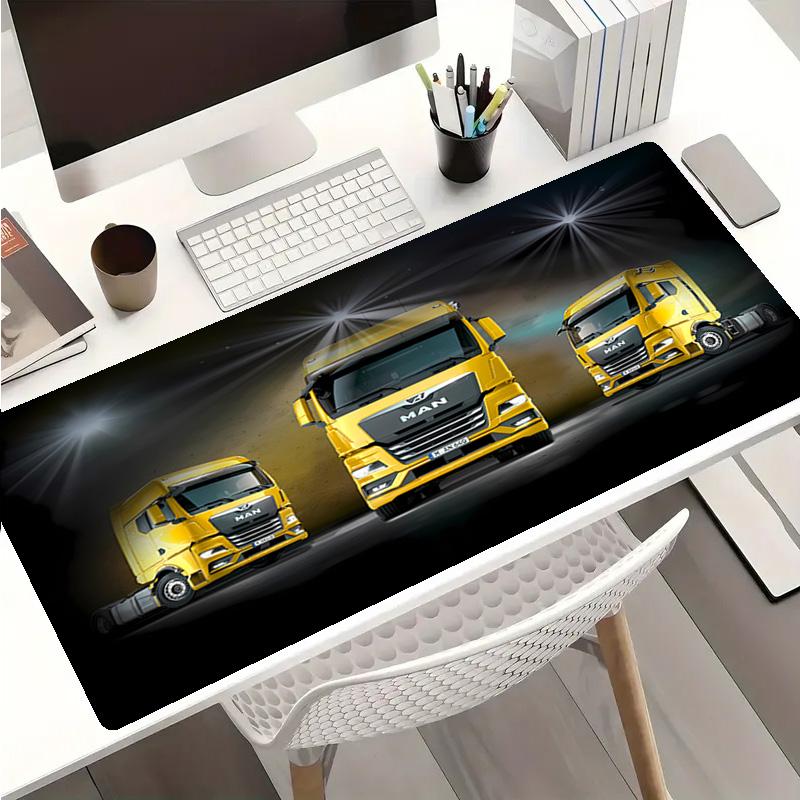 MAN Truck Mouse Pad - Non-Slip Rubber Base, Smooth Surface for Work,Gaming,Office,And Home Use, Desk Mouse Pad