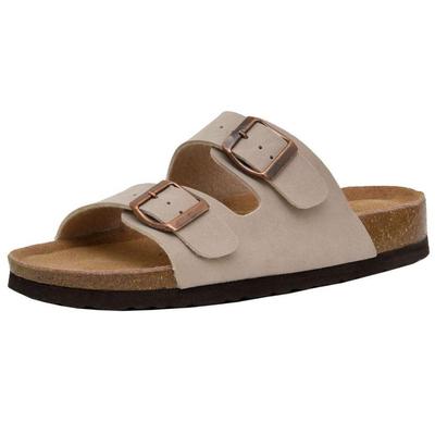 Женские удобные пляжные сандалии с открытым носком, мягкой стелькой, поддержкой свода стопы и регулируемой пряжкой на платформе