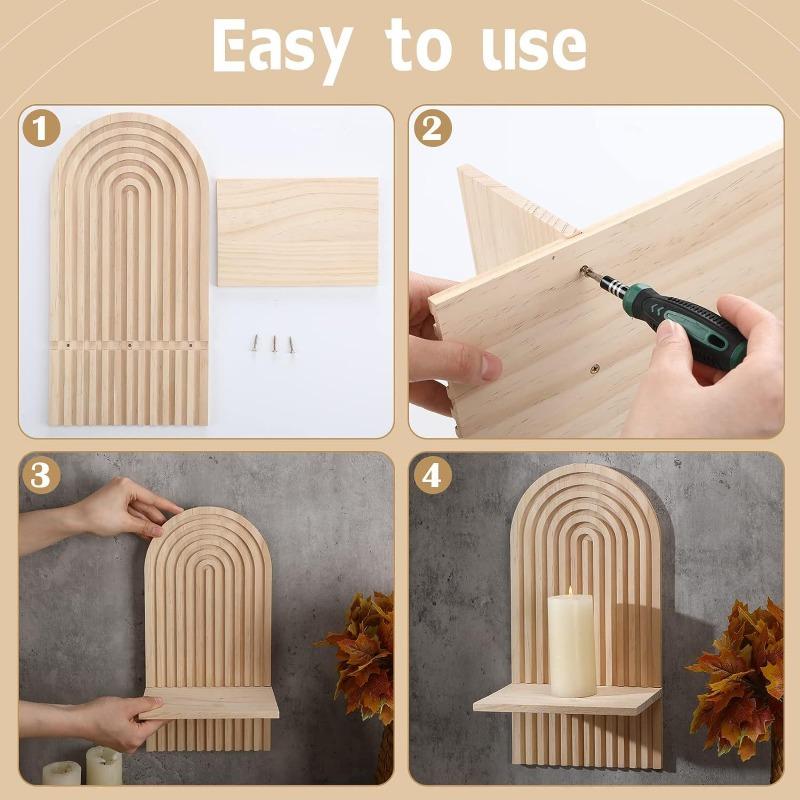 Богемные настенные декоративные полки, подсвечники, подвесная стойка, полка для демонстрации ваз с растениями и цветами, украшение для дома