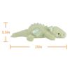 Apricot Lamb Green Lying Dragon Plush Toy, Soft and Cute, Fluffy Green Lying Dragon, 38cm, Suitable for Boys and Girls