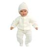Cream 4 Pieces Knitwear Baby Set