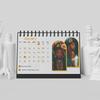 1 шт. 2026 Черный женский календарь, Настольный календарь, 12 красивых дизайнов, Идеальный подарок на дни рождения, Рождество, Новый год