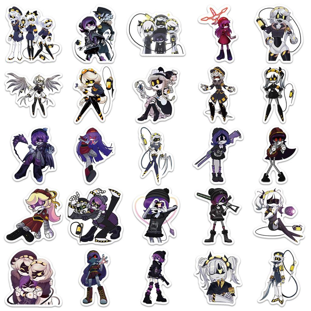 50 Креативных Аниме Граффити Наклеек - Скейтборд, Самокат, Аксессуары для Дневника и Наушников