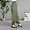 Однотонные брюки-фонарики в этническом стиле, женская одежда, весенние и летние брюки, свободные повседневные пляжные брюки