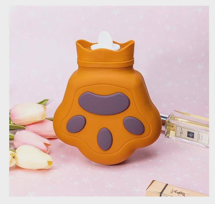 Силиконовый мешок для горячей/холодной воды Bear Paw: Грелка для рук и ледяной компресс «кошачья лапка», которую можно использовать в микроволновой печи