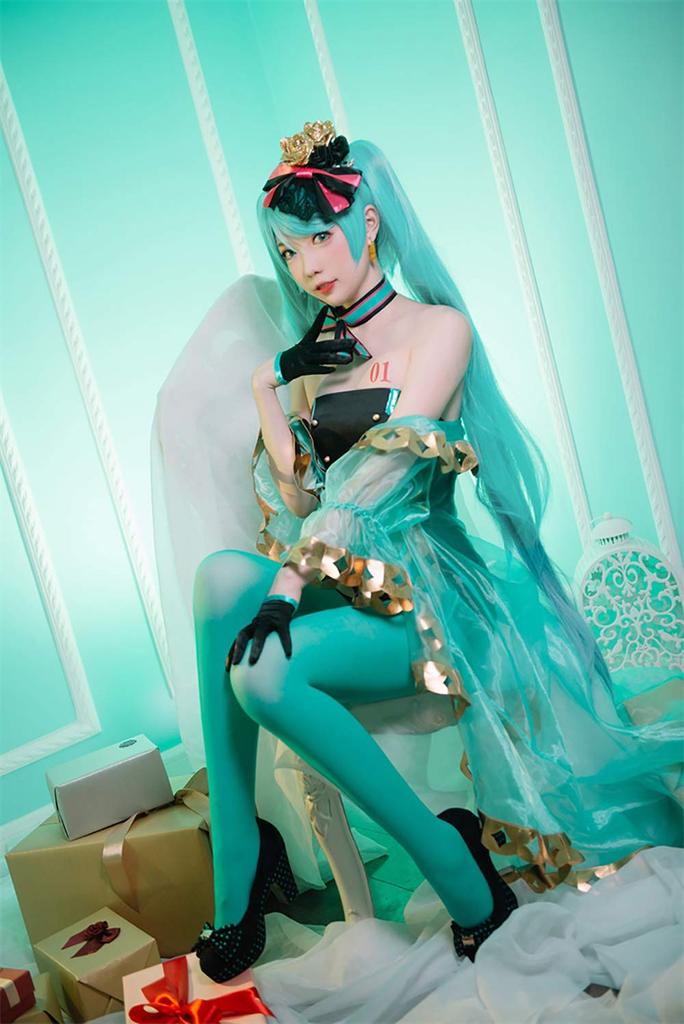 Хацунэ Мику 12-я годовщина День рождения Косплей Vocaloid VOCALOID День рождения Мику Хэллоуин [milky time]