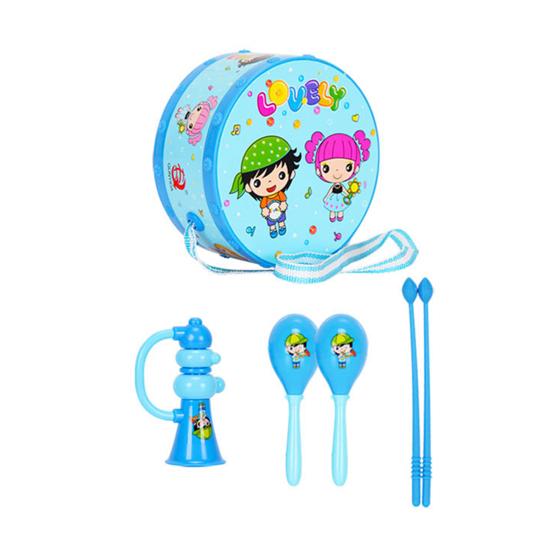 6 шт./компл. Взаимодействие родителей и детей, ABS, интересный рожок, стук руками, детские музыкальные игрушки, детский барабанный набор