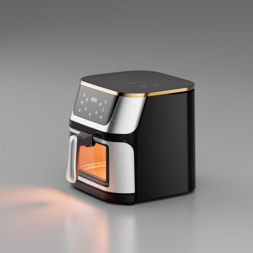 Умная аэрофритюрница из нержавеющей стали, Большая вместимость, Стандарт США