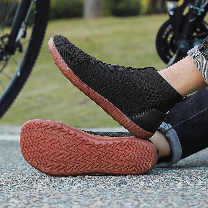 Минималистичные высокие повседневные спортивные туфли с широким носком, дышащие туфли для ходьбы на плоской подошве, ботильоны, обувь для тренировок в зале и на открытом воздухе