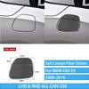 Real Soft Carbon Fiber Sticker For BMW E89 Z4 2009-2016 Car External Fuel Tank Cover Decorative Decoration Accessories 2PCS