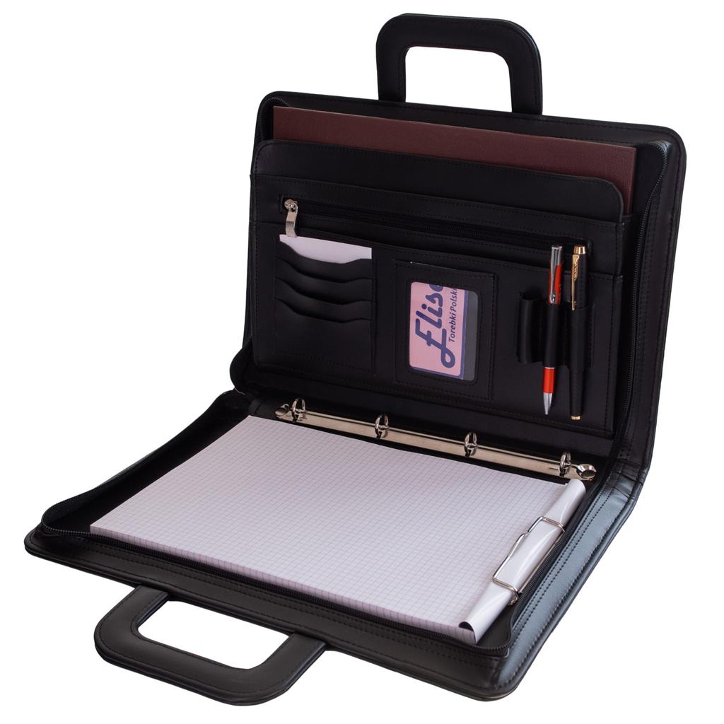 Elegant Men' A4 Briefcase - Stylish Business Briefcase with Handle and Ring