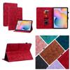 For Samsung Galaxy Tab S6 Lite (2024) (SM-P620,SM-P625).PU Leather Exquisite Floral Embossed Design Tablet Case