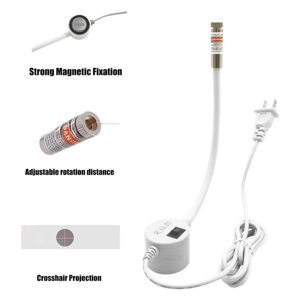 Industrial LED Sewing Positioning Lamp - 30 LED Bright Lamp for Flatbed Overlock, Even Illumination Work Light