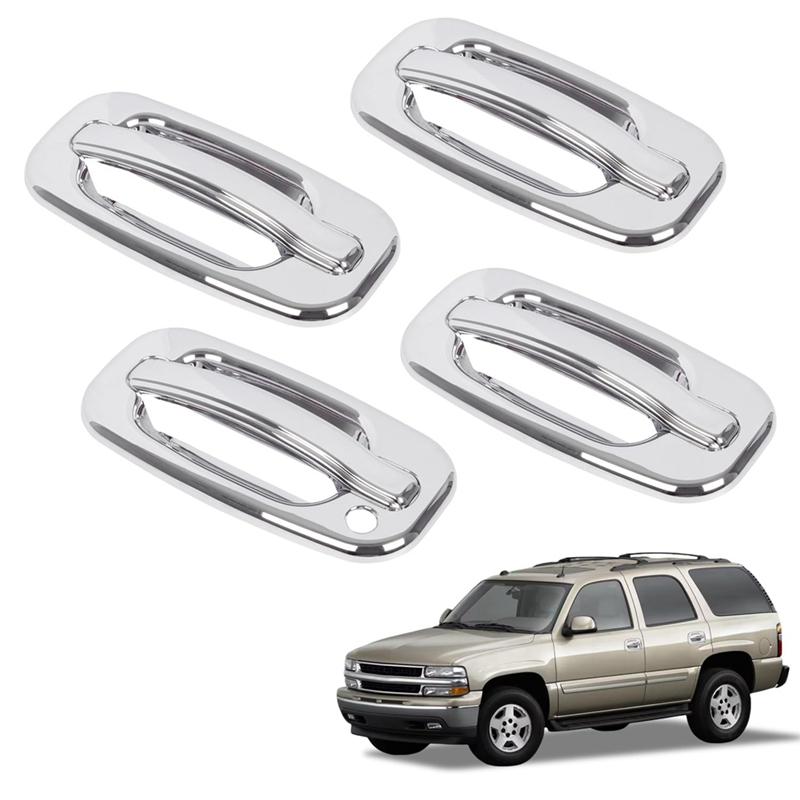 НОВИНКА-Хромированная Накладка на Ручку Двери Для Chevrolet Silverado Tahoe Suburban Avalanche GMC Yukon Sierra 1999-2006