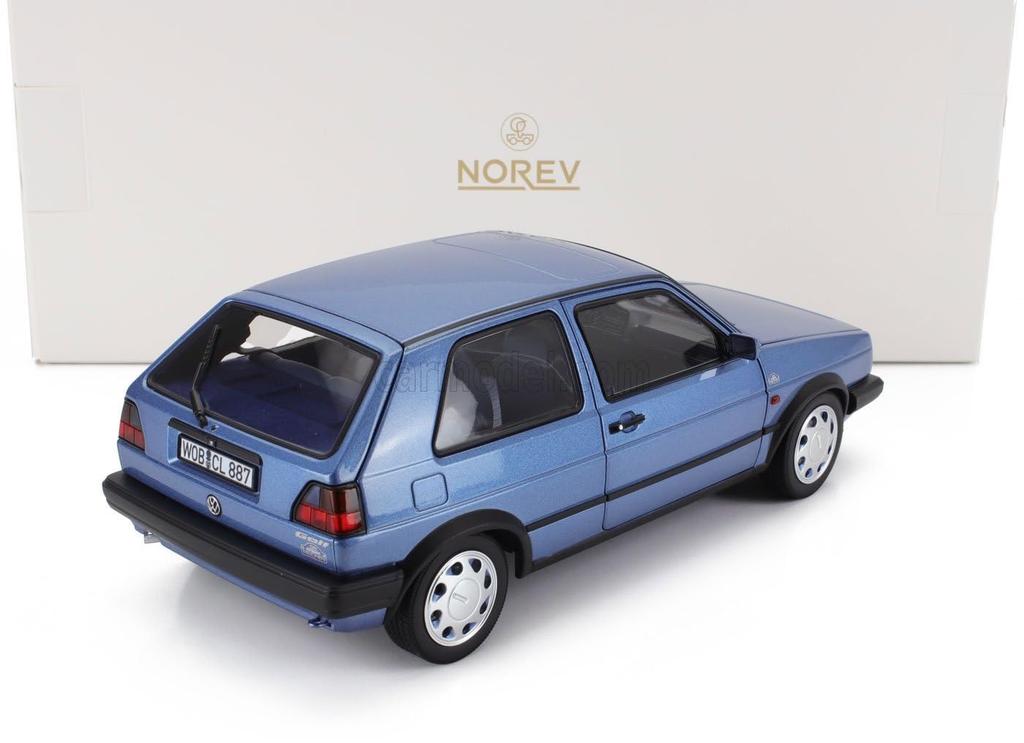Norev масштаб Volkswagen Golf 10 миллионов 1988 Металлический звездный синий 1/18