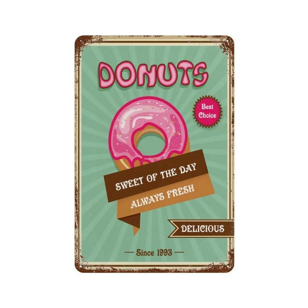 Конфеты Печенье Металлические Жестяные Таблички Настенное Украшение Табличка Винтажный Арт Постер Жестяная Картина для Мужской Пещеры Дома Кафе Сада Клуба Бара