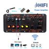 200W AC 220V 12V 24V Digital Bluetooth Stereo Amplifier Board Subwoofer Dual Microphone Karaoke Amplifiers For 8-12 Inch Speaker