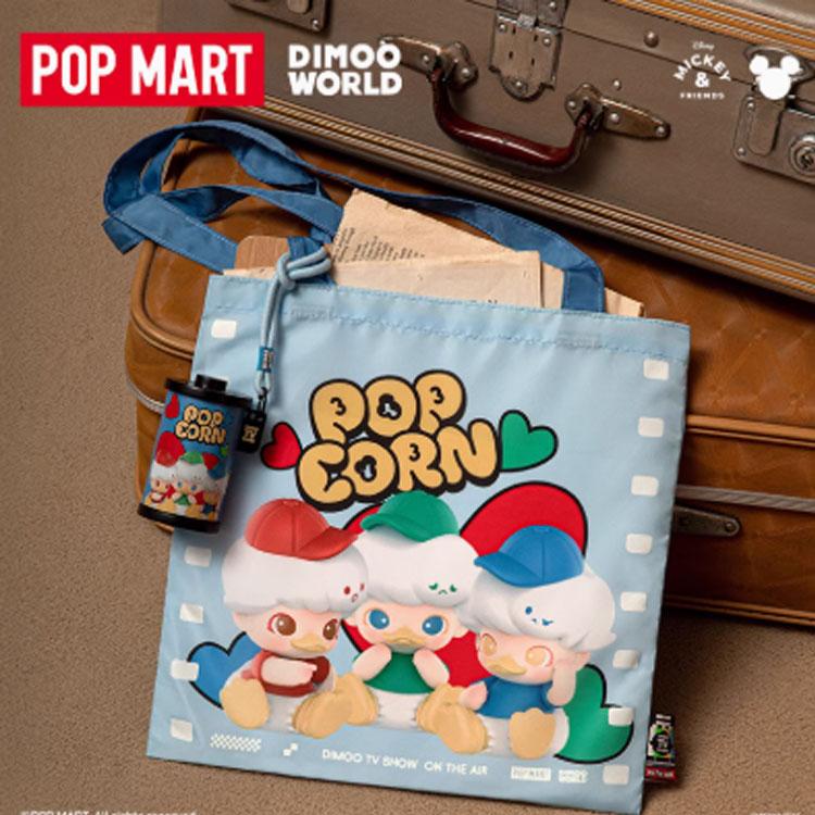 POP MART Dimoo World X Disney Серия Микки Телешоу Сумка для хранения, Один Мистери Бокс