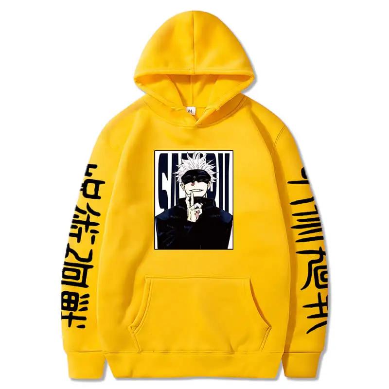 Jujutsu Kaisen Hoodies Anime Harajuku Satoru Gojo Graphic Men/Women Sweatshirts Pullovers Long Sleeves Streetwear Tops