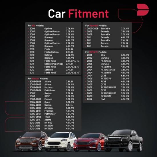 6 шт. Керамические иридиевые свечи зажигания для 2003-2006 Nissan 350Z 3.5L LFR5AIX-11 4469