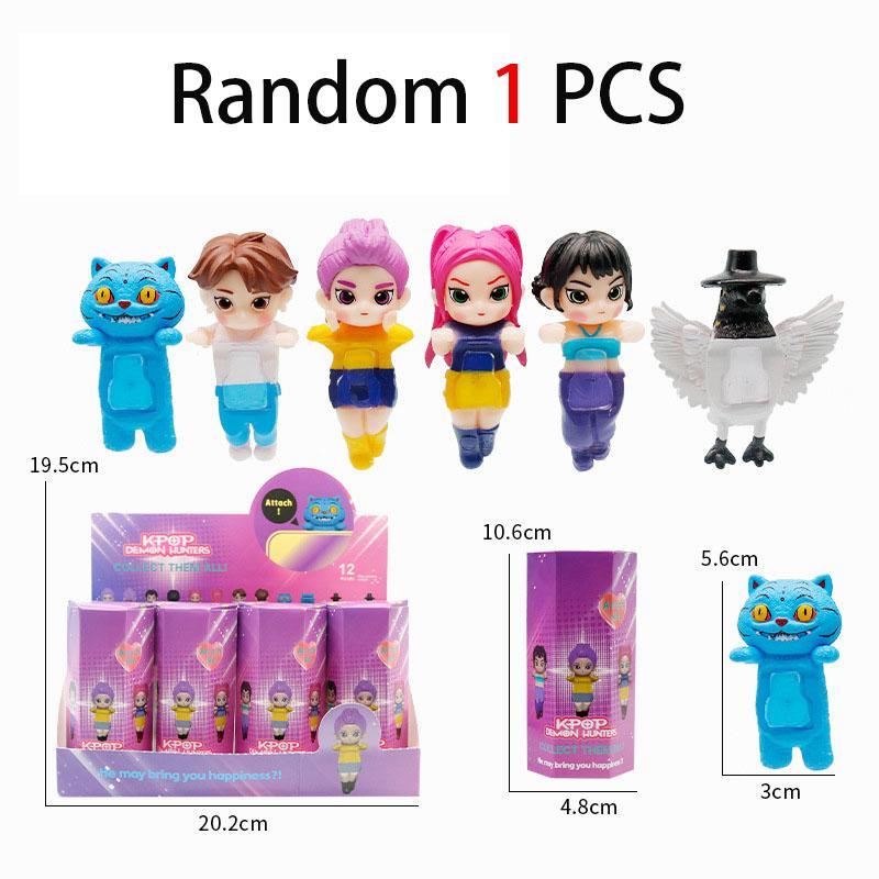 New Witch Hunting Team Party Angel Doll Decoration Desktop Case Trendy Play Model Handmade Blind Box