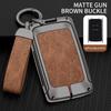 Металлический кожаный чехол для автомобильного ключа для Renault Koleos Kadjar Captur Megane Clio Scenic Talisman для Bacia Sandero Автомобильные аксессуары