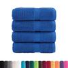 VidaXL Superior Quality Guest Towels 4 Pcs, Bath Sheets, Hand Towels, Face Towel Bathroom, Blue 137183