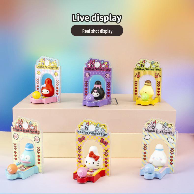 Семейный боулинг-клуб Sanrio Игрушка-фигурка из слепого пакета и настольное украшение
