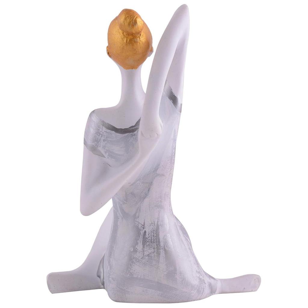 Yoga Lady Home & Office Decor Showpiece