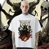 Skull T Shirt Big Size Loose Round Collar Tee Y2k Unisex Clothes Graphic Printing Streetwear T-shirt Quick-Drying Hip Hop Tees