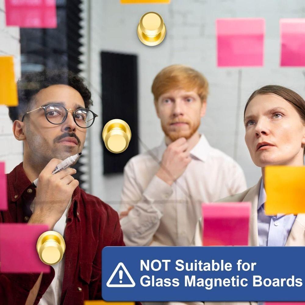 10Pcs Sturdy Whiteboard Magnets Durable Sucker Thumbtack High Quality Magnetic Push Pins  Kitchen