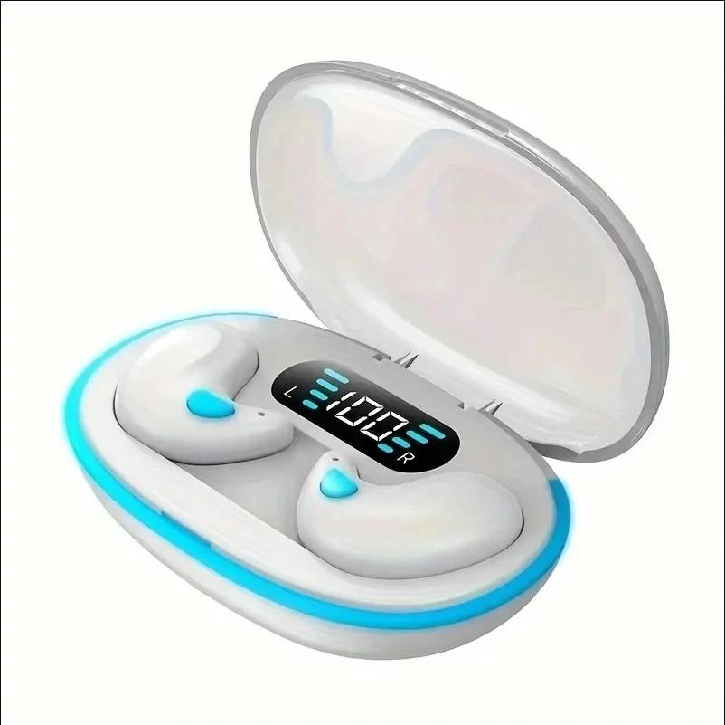 Беспроводные Мини-наушники-вкладыши для сна, для работы, TWS Bluetooth-наушники, Стерео, Скрытые гарнитуры с микрофоном, HD-звонки, Для спорта
