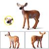 6pcs Animal Models Simulation Christmas Ornaments Solid Plastic Decoration Children Toys