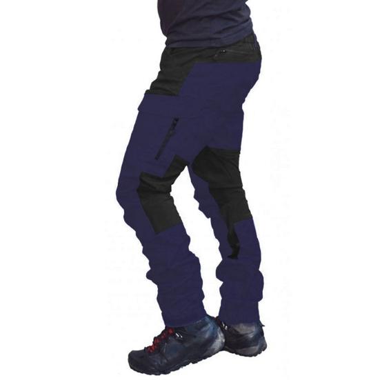 Мужская мода цветные многокарманные спортивные длинные брюки-карго рабочие брюки