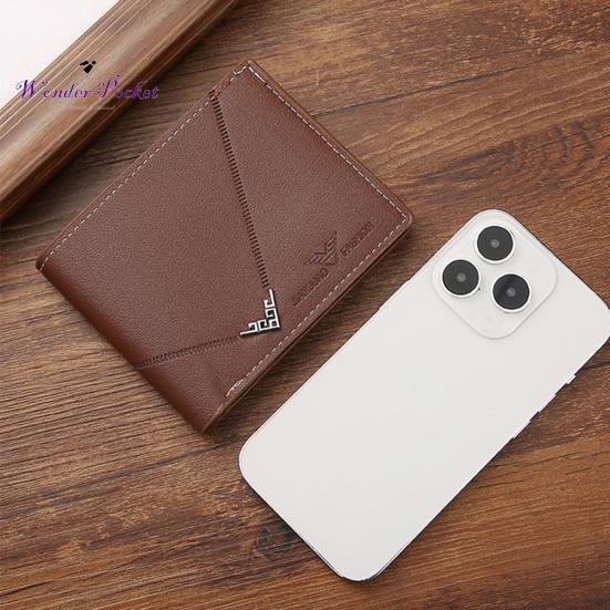 Мужской кошелек из искусственной кожи, однотонный, винтажный, большой емкости, с несколькими карманами, портативный, складной, кошелек для хранения монет, сексуальная одежда для взрослых