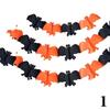 Тыква Страшная Ведьма Гирлянда Хэллоуин бумажное Украшение Реквизит для Дома с привидениями