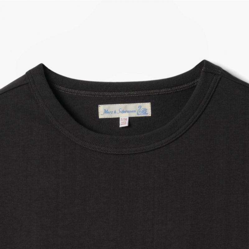 Merz B.schwanen 214 Loopwheeled Relaxed Fit Charcoal Mbf1m60000a16