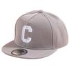 Детская кепка-snapback с вышивкой буквы, плоский козырек, бейсболка для детей, мальчиков, девочек, однотонная, летние солнцезащитные шляпы
