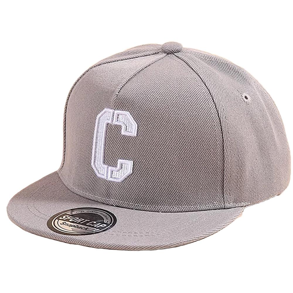 Детская кепка-snapback с вышивкой буквы, плоский козырек, бейсболка для детей, мальчиков, девочек, однотонная, летние солнцезащитные шляпы