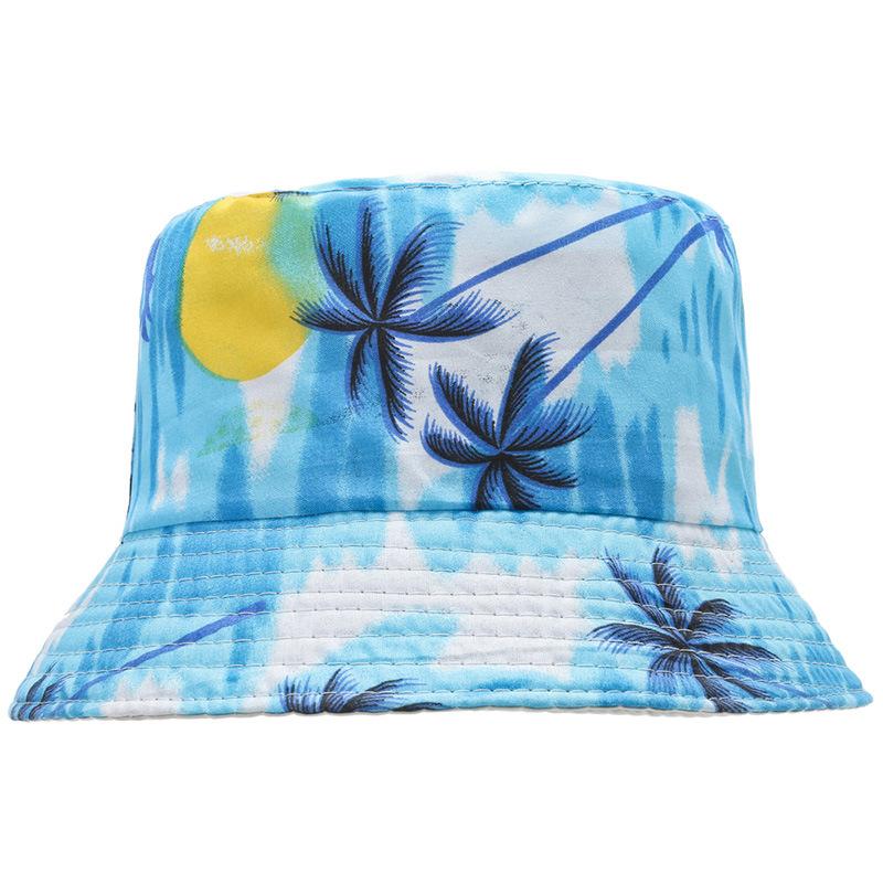 New Spring and Summer Small Fresh Basin Hat Tide Solid Color Bucket Hat Men's and Women's Outdoor Travel Visor Tide Version Hat