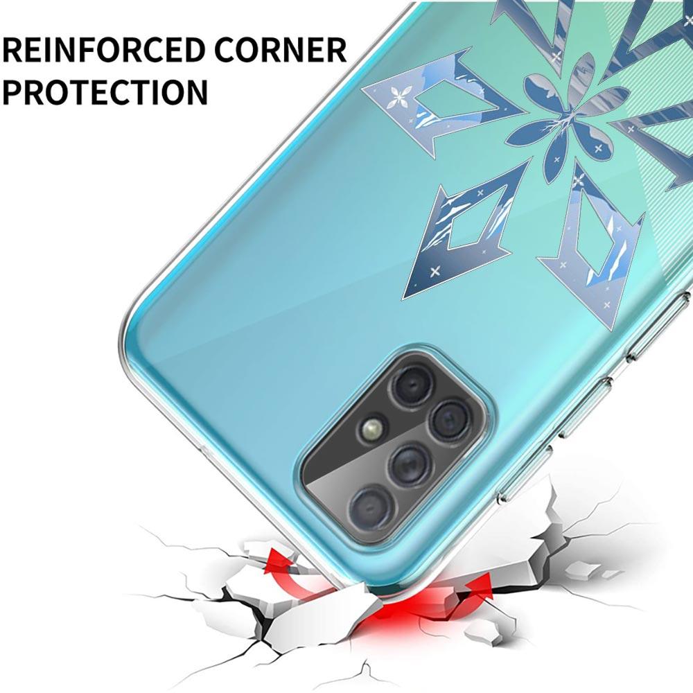 Милый чехол для телефона с логотипом Genshin Impact для Samsung A51 A71 A21S A12 A11 A31 A41 A01 A03S A13 A33 A73 A53 A52 A32 5G A23 Прозрачная крышка