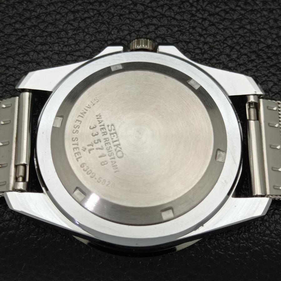 ВОССТАНОВЛЕННЫЕ SEIKO 5 АВТОМАТИЧЕСКИЕ ЯПОНИЯ 6309A НАРУЧНЫЕ ЧАСЫ С БЕЛЫМ ЦИФЕРБЛАТОМ a426506-2