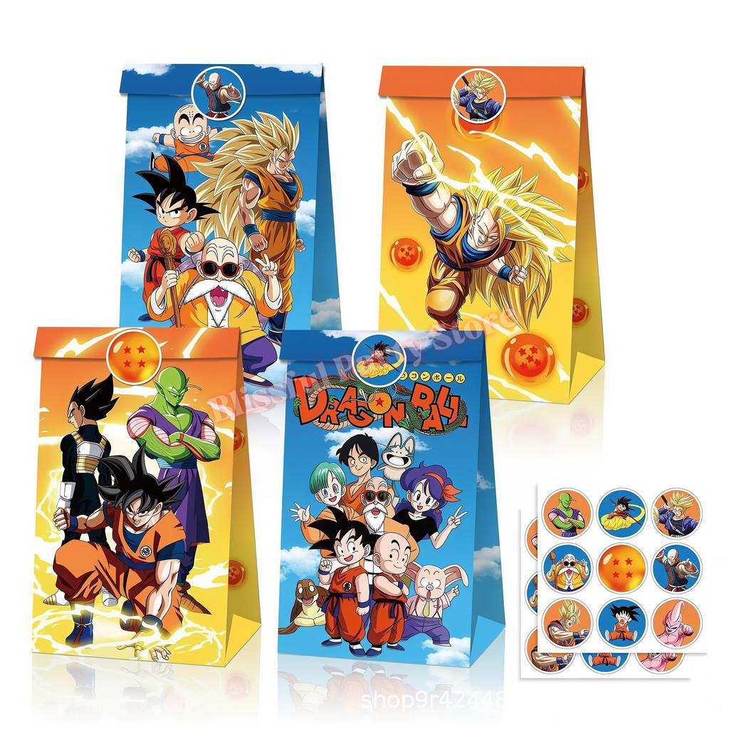 Dragons Ball Theme Birthday Decoration Party Supplies Goku Cup Plates Balloon for Kids Party Accessories Baby Shower Favors Gift