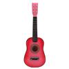 22.8 X 7.6in Children Guitar Toy Adjustable Strings Basswood Smooth Surface Kid Musical Instrument