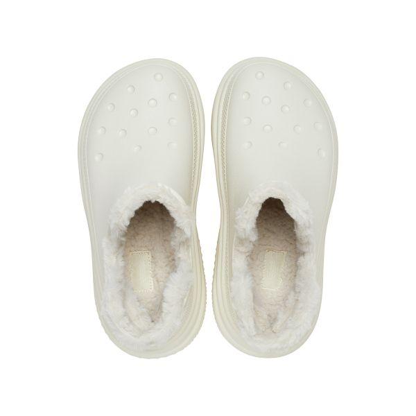Crocs Stomp Простые Универсальные Короткие Ботинки Ботинки Унисекс Белые 210673-0JI