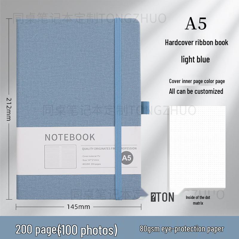 Высококачественный блокнот A5 с индивидуальным дизайном и резинкой для бизнеса и офиса