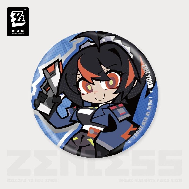 Sunsyea Zenless Zone Zero Официальный мерч miHoYo Оригинальная серия LD Значок-брелок Команда уголовного розыска Сет