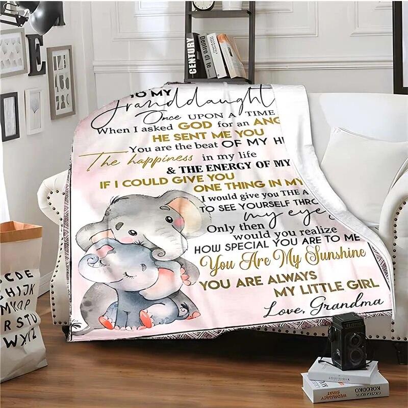 Одеяло с 3D принтом письма для моих детей, родителей и любителей, теплое одеяло для гостиной, мягкое фланелевое одеяло для взрослых и детей